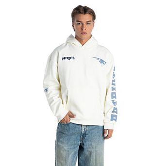 Unisex The Wild Collective Cream New England Patriots Oversized Hoodie