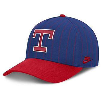 Male Nike Royal/Red Texas Rangers Cooperstown Rise A-Frame Adjustable Hat