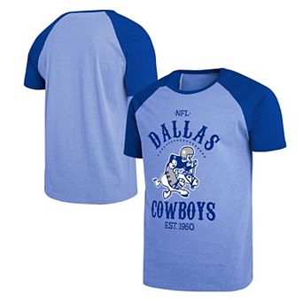 Men's Darius Rucker Collection by Fanatics Blue Dallas Cowboys Raglan T-Shirt