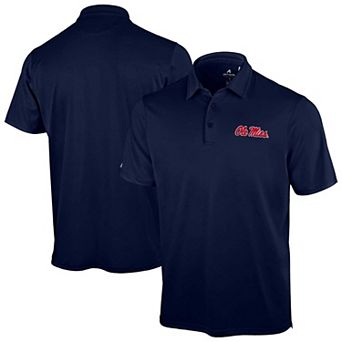 Men's Antigua Navy Ole Miss Rebels Unshakeable Solid Polo