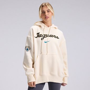 Women's Nike Natural Jacksonville Jaguars 2026 Rivalries Collection Oversized Pullover Hoodie