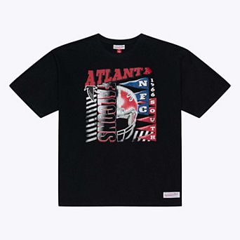 Men's Mitchell & Ness Black Atlanta Falcons Core Essentials Street Graphic Short Sleeve T-Shirt