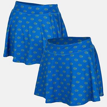 Women's ZooZatz Royal Florida Gators Allover Print Flowy Skort
