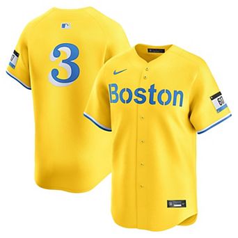 Men's Nike Ceddanne Rafaela Gold Boston Red Sox Alternate Limited Jersey
