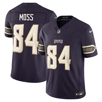 Men's Nike Randy Moss Purple Minnesota Vikings 2026 Rivalries Collection Stitched Limited Jersey