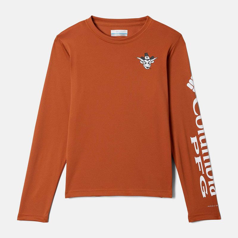 Columbia Texas Orange Texas Longhorns Terminal Tackle Long Sleeve T-Shirt, Kids Unisex