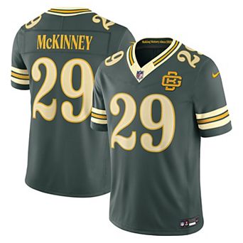 Men's Nike Xavier McKinney Green Green Bay Packers 2026 Rivalries Collection Stitched Limited Jersey