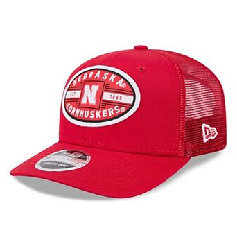 Unisex New Era Scarlet Nebraska Huskers Inline Patch 9SEVENTY Trucker Adjustable Hat
