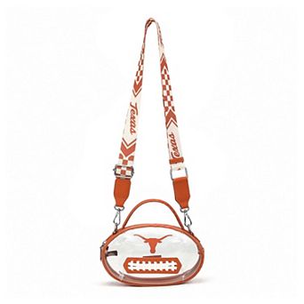 Women's Montana West No Color Texas Longhorns Clear Crossbody Bag