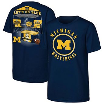 Youth Outerstuff Navy Michigan Wolverines Tailgater Hometown T-Shirt