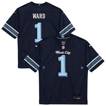 Preschool Nike Cameron Ward Navy Tennessee Titans 2026 Rivalries Collection Game Jersey