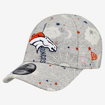 Toddler New Era Heather Gray Denver Broncos Sky 9TWENTY Adjustable Hat