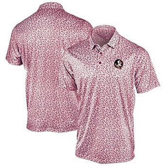 Men's Antigua Garnet Florida State Seminoles Flourish Polo