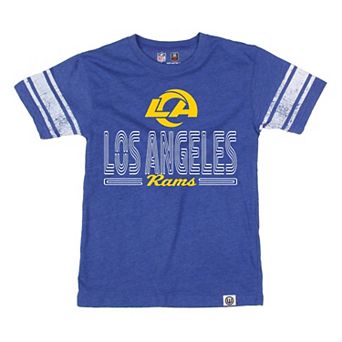 Youth Wes & Willy Royal Los Angeles Rams Football Jersey T-Shirt