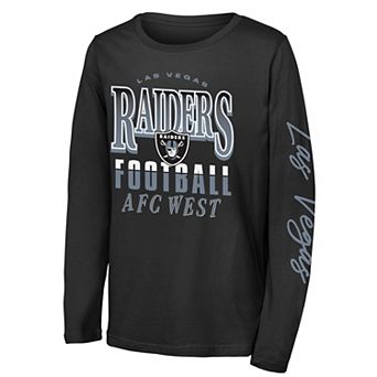 Youth Outerstuff Black Las Vegas Raiders Real Ones Long Sleeve T-Shirt
