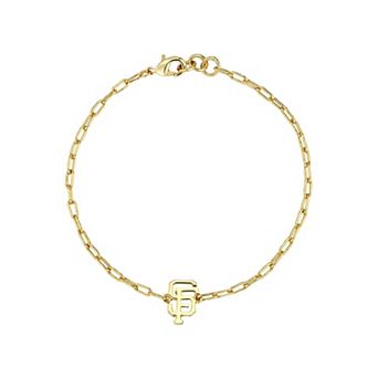 Women's by Jill Martin Gold San Francisco Giants Classic Paperclip Bracelet