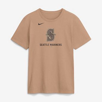 Men's Nike Tan Seattle Mariners Fashion Cotton T-Shirt