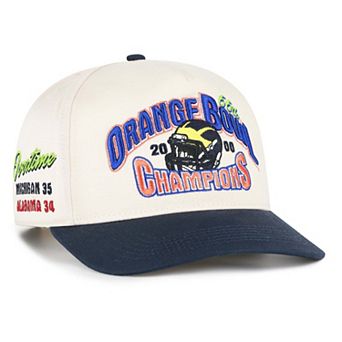 Men's '47 Natural Michigan Wolverines Orange Bowl Champions Scored Hitch Adjustable Hat