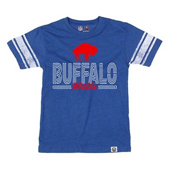 Youth Wes & Willy Royal Buffalo Bills Football Jersey T-Shirt