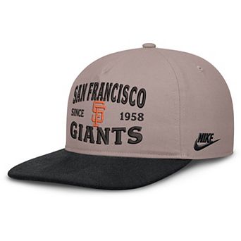 Men's Nike Light Brown/Black San Francisco Giants Pro A-Frame Adjustable Hat