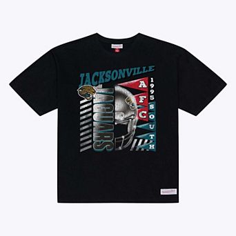 Men's Mitchell & Ness Black Jacksonville Jaguars Core Essentials Street Graphic Short Sleeve T-Shirt