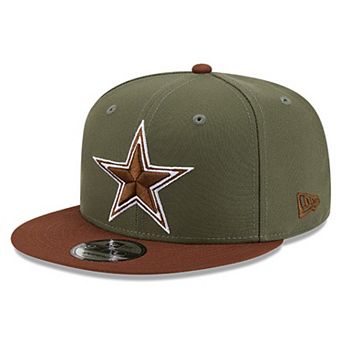 Men's New Era Olive/Brown Dallas Cowboys Color Pack 9FIFTY Snapback Hat