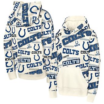 Youth Outerstuff Cream Indianapolis Colts Shake & Bake Hoodie
