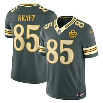 Men's Nike Tucker Kraft Green Green Bay Packers 2026 Rivalries Collection Stitched Limited Jersey