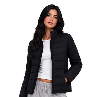 Artyska Women's Lightweight Quilted Stand Collar Puffer Jacket