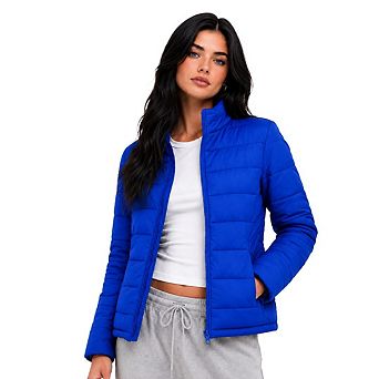 Artyska Women's Lightweight Quilted Stand Collar Puffer Jacket