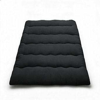 3'' Thick Japanese Floor Futon Mattress, Collapsible Tatami Mat for Camping, Sofa, Yoga