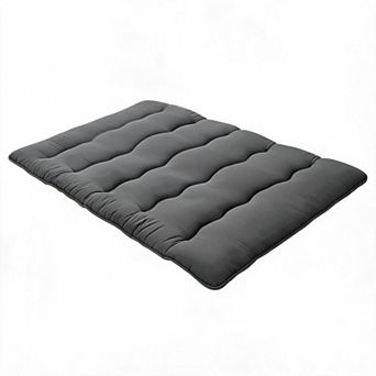 3'' Thick Japanese Floor Futon Mattress, Collapsible Tatami Mat for Camping, Sofa, Yoga