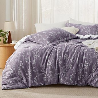 Bedsure Twin/Twin XL Comforter Set Dorm Bedding - Terracotta Comforter, Floral Twin/Twin Extra Long
