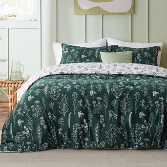 Bedsure Twin/Twin XL Comforter Set Dorm Bedding - Terracotta Comforter, Floral Twin/Twin Extra Long