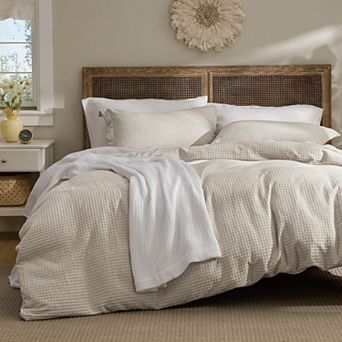 Bedsure Waffle Weave Duvet Cover, Luxury, Soft & Breathable Comforter Cover for All Season