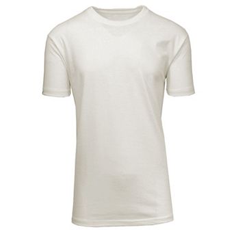 Blue Ice Men's Short Sleeve Crew Neck Modern Fit Cotton Blend Classic Tee (UP TO 5XL)