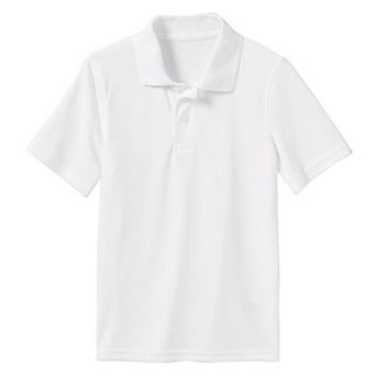Galaxy By Harvic Boy's Moisture Wicking Short Sleeve Polos