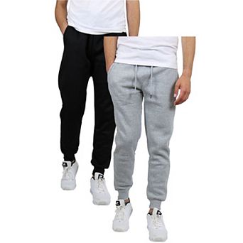 Galaxy By Harvic Men's Fleece Jogger Sweatpants (2-Pack, S-2XL)
