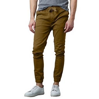 Mens Slim-Fit Cotton Twill Jogger Pants (S-2XL)