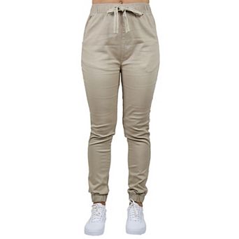 GBH Women's Loose Fit Cotton Twill Jogger Pants (S-2XL)
