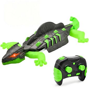 Contixo Wall Climbing RC Gecko with LED Eyes, Glow-in-the-Dark Design & Remote Control, Kids Ages 3+