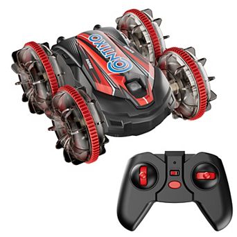 Contixo AV1 Amphibious 4WD RC Stunt Car with LED Lights and Auto Demo, Ages 6+