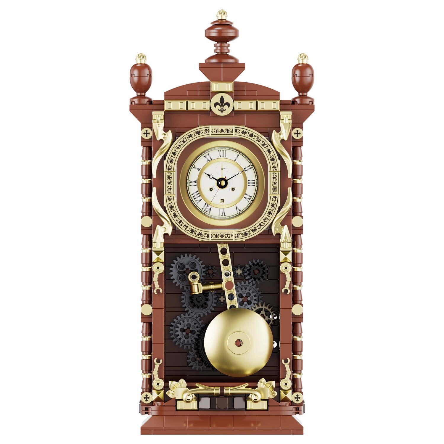 Детский конструктор Contixo BK12 Retro Pendulum Clock 751 pc Building Set with Quartz Clock, Ages 8+ — фото 1
