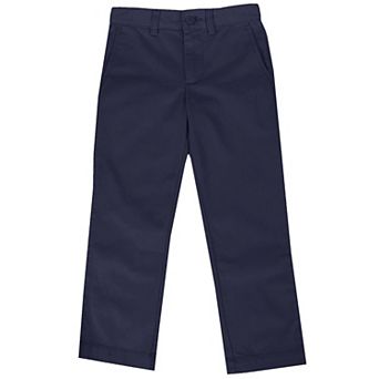 Boys Flat Front School Uniform Pants(Big Boys)