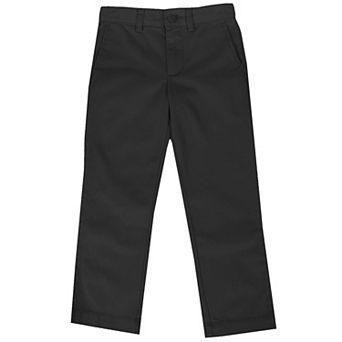 Boys Flat Front School Uniform Pants(Big Boys)