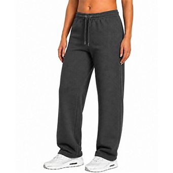 Blu Rock Women's Loose Fit Tech Fleece Performance Sweatpants with Open Bottom