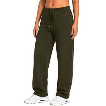 Blu Rock Women's Loose Fit Tech Fleece Performance Sweatpants with Open Bottom
