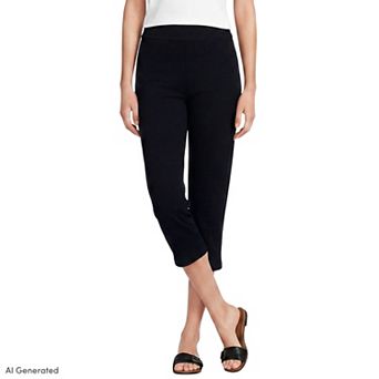 Women's Lands' End Starfish High Rise Longline Capri Pants