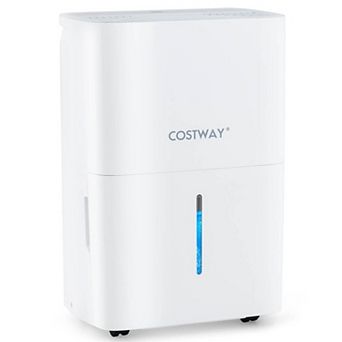 Costway 35-Pint(DOE) Dehumidifier for Home with 24H Timer LED Display Large Water Tank 5000 Sq.ft