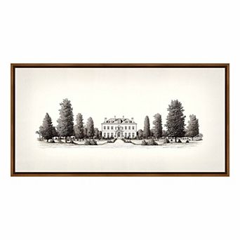 Martha Stewart Perry St. Bedford Estate Framed Canvas Wall Art